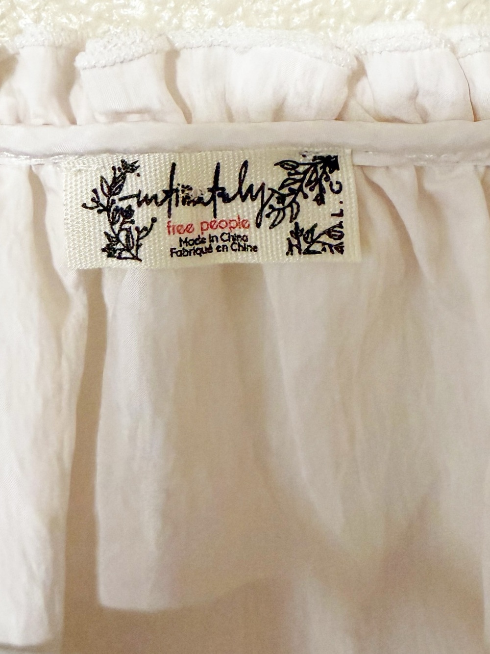 Free People Intimately FP Forever Young Bed Jacket In White Alyssum size Large - Picture 11 of 13